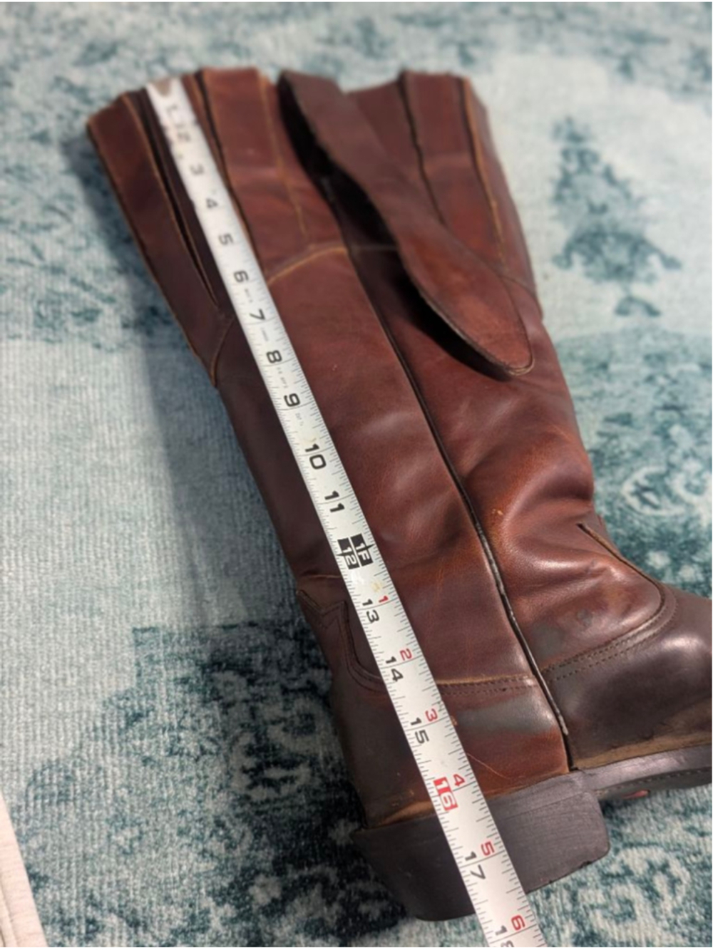 Vintage Durango Western Mule Ear Tall Slouch Boots - Men’s 9 / Women's 11 - Picture 16 of 16